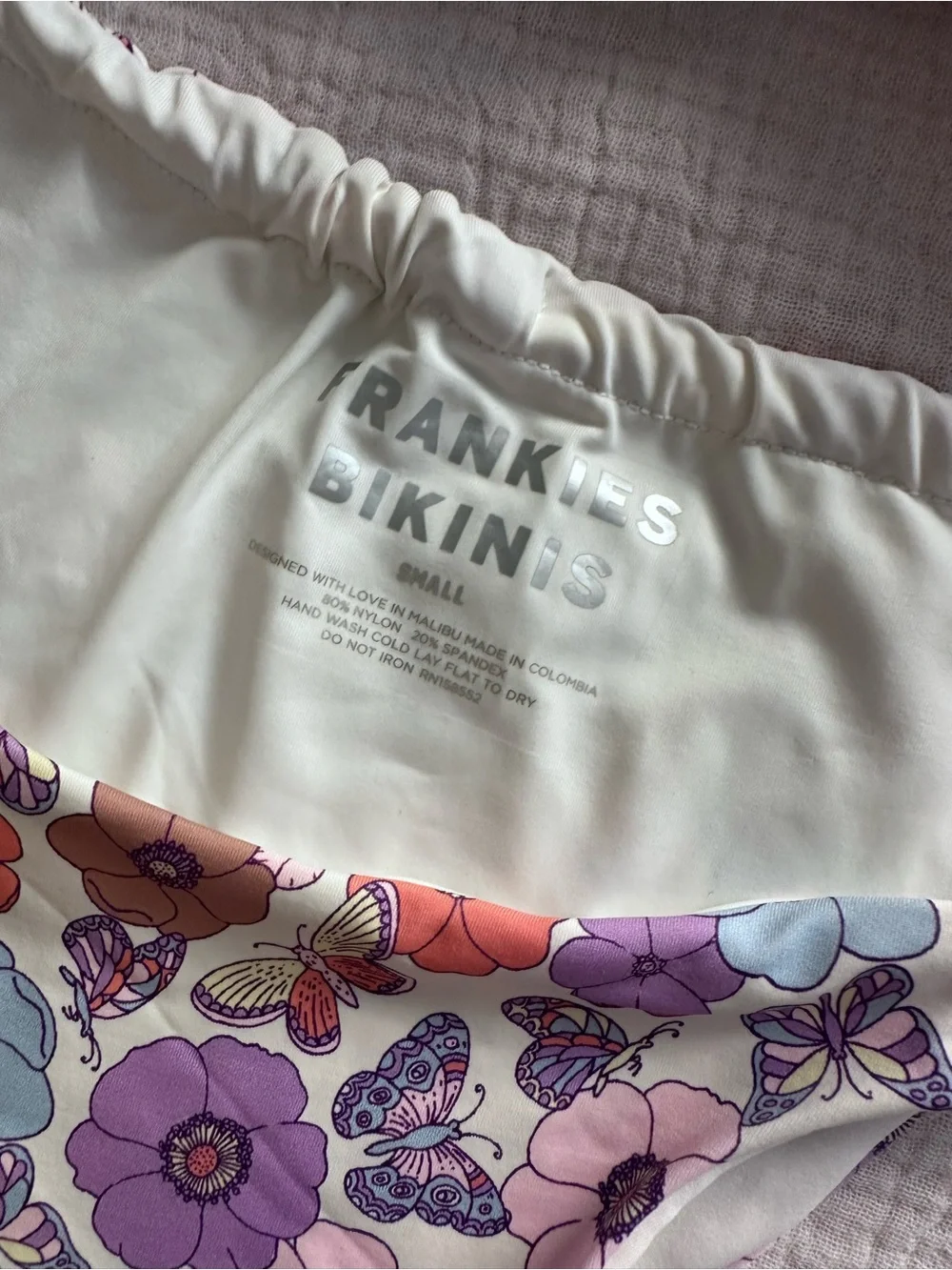 FRANKIE’S BIKINIS - Gabe Two piece swimsuit Bottom Sz Small Top Medium Mariposa